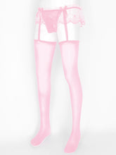 Gay Pantyhose Garter + Stocking